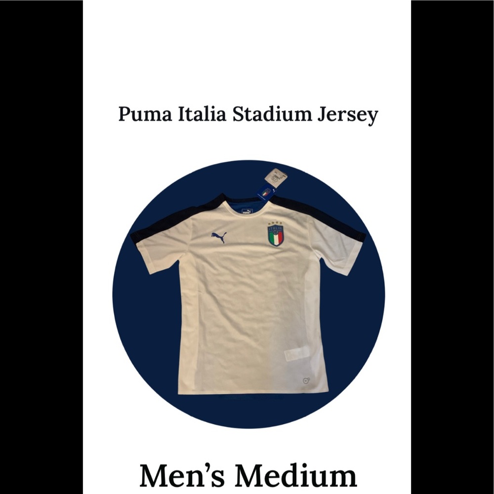 FIGC Italia Stadium Jersey - White